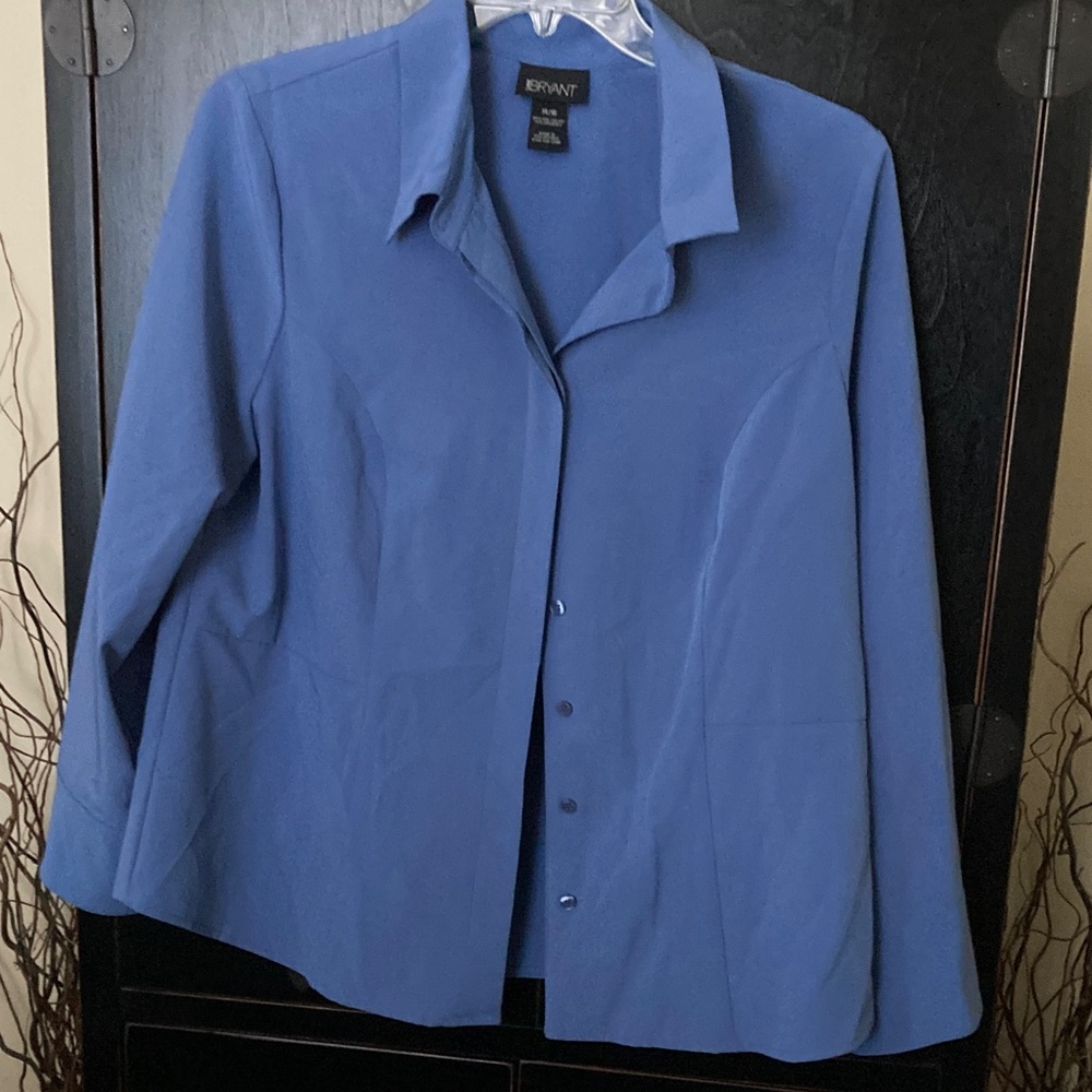 Lane Bryant Elegant Blue Suit Jacket
